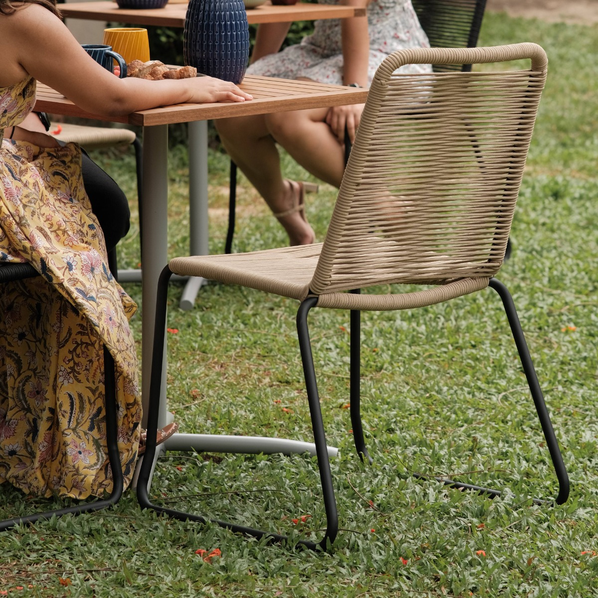 Iris Outdoor/Indoor Dining Chair Sand Beige