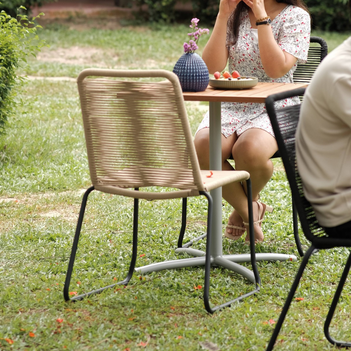 Iris Outdoor/Indoor Dining Chair Sand Beige