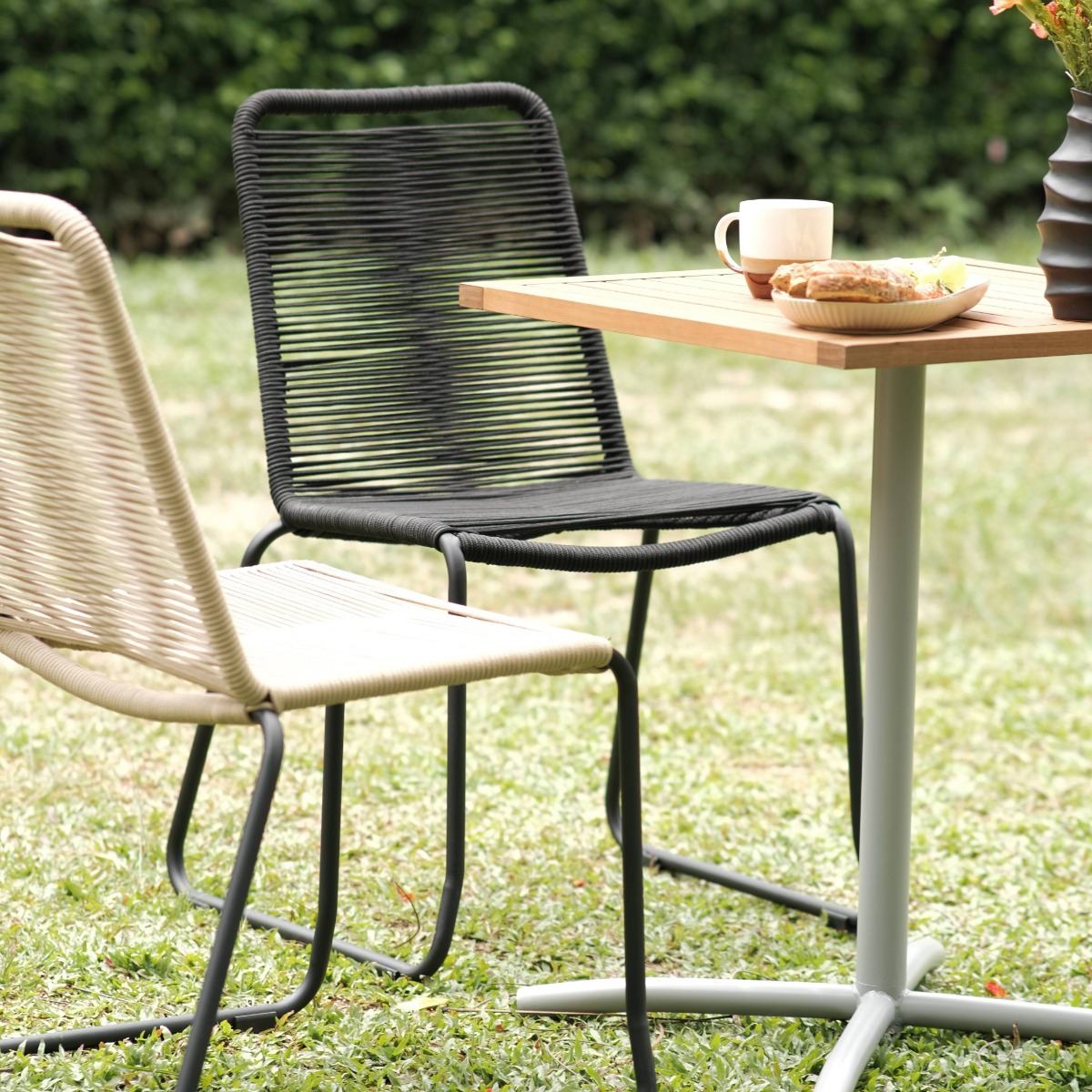 Iris Outdoor/Indoor Dining Chair Ebony