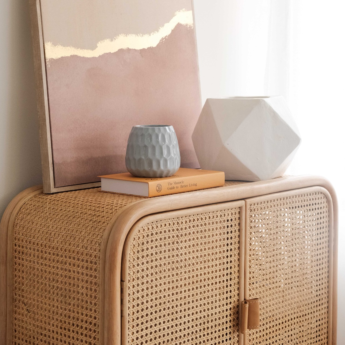 Sasha Medium Rattan Cabinet Natural