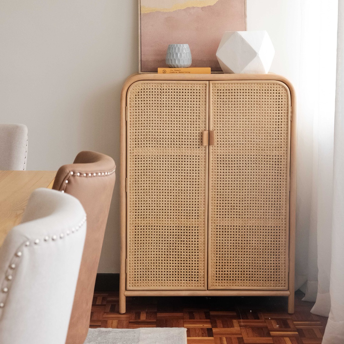 Sasha Medium Rattan Cabinet Natural
