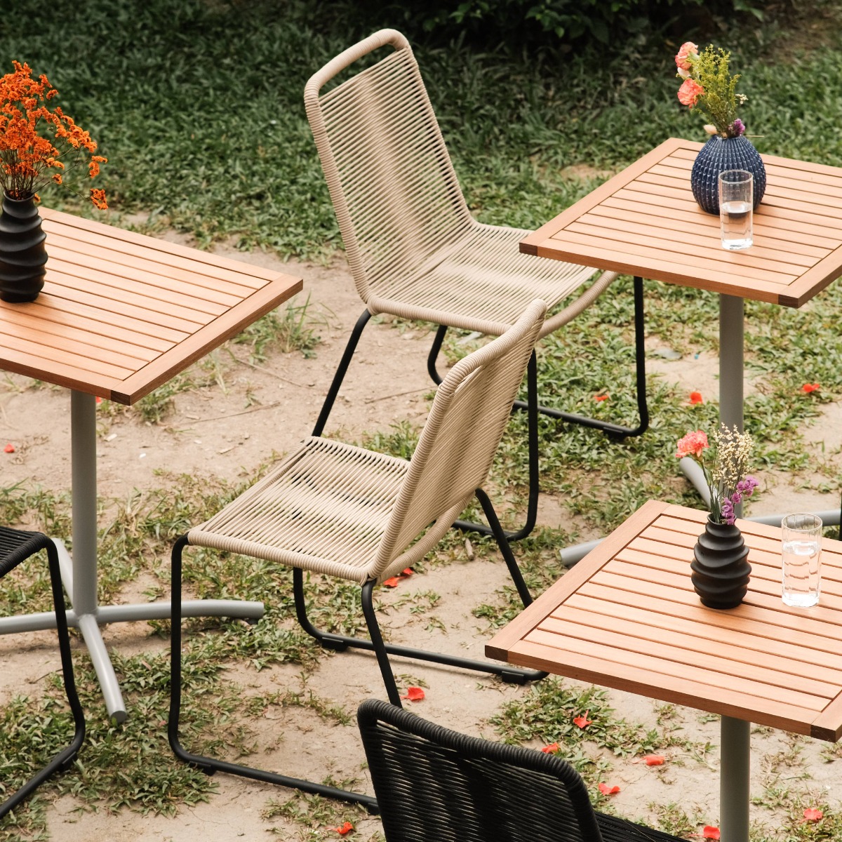 Iris Outdoor/Indoor Dining Chair Sand Beige
