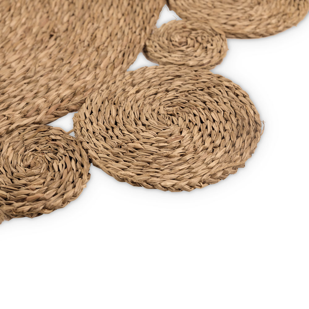 Dahalia Seagrass Round Rug