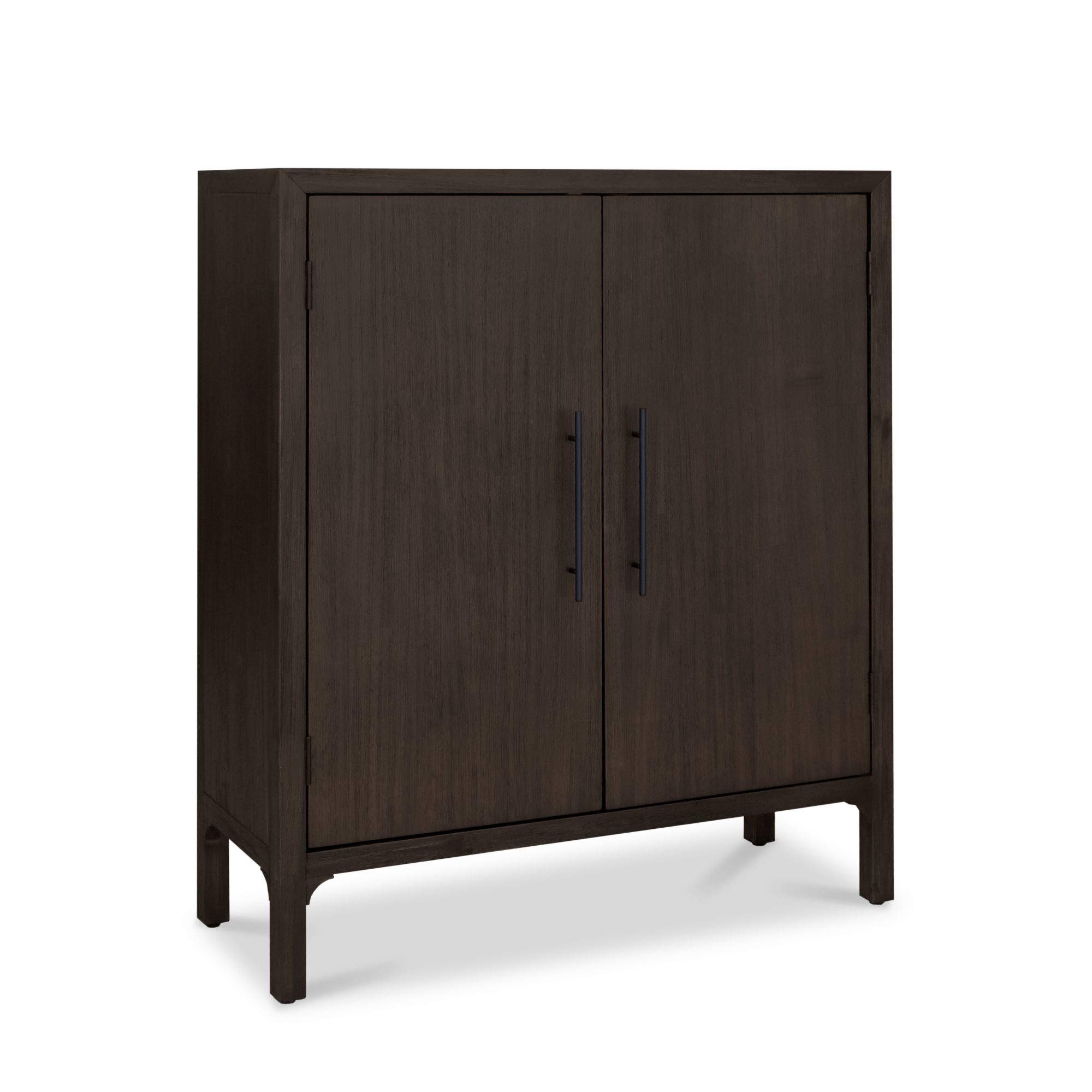 Ming Coffee Brown 2 Doors Cabinet