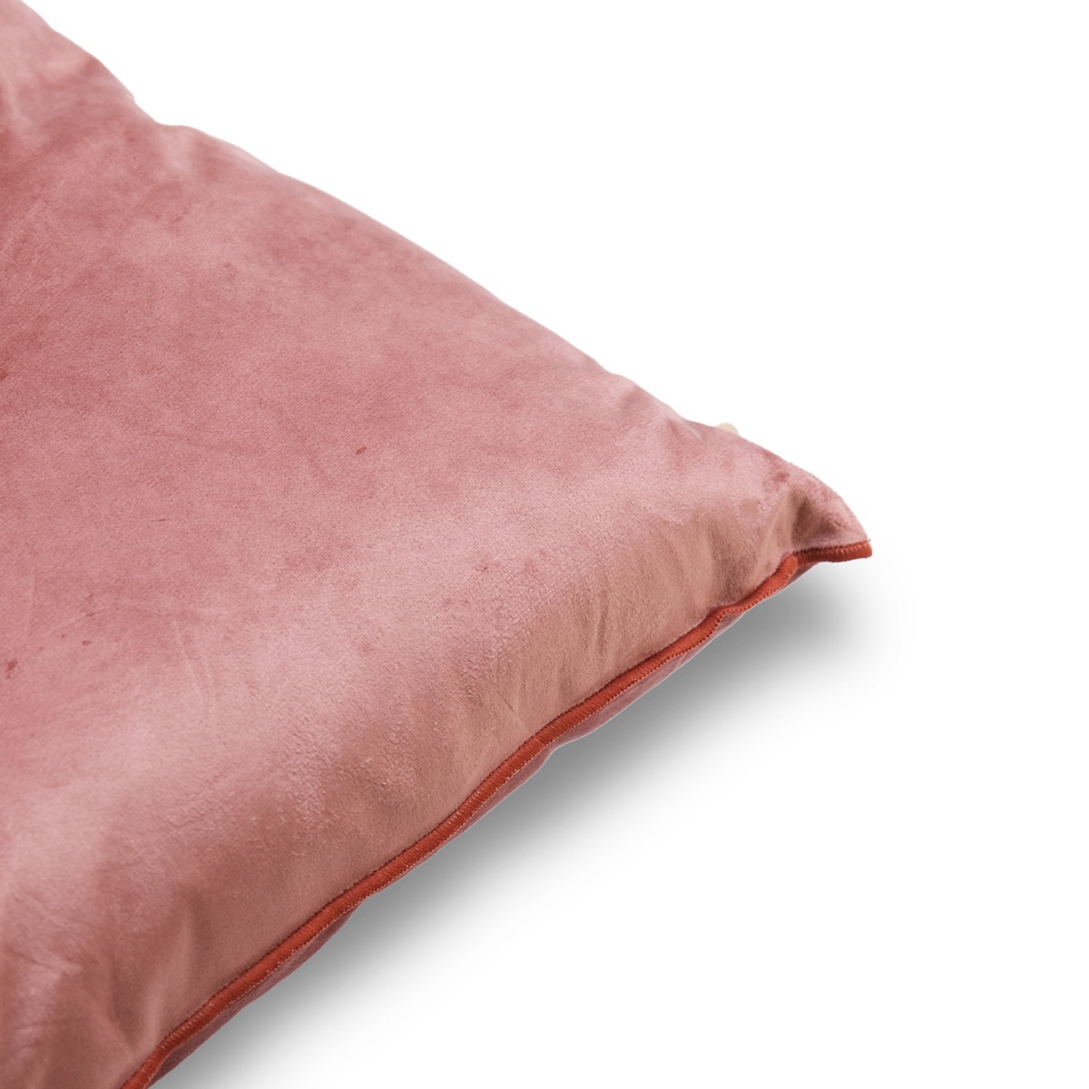 Elea Velvet Cushion 45x45 Peach