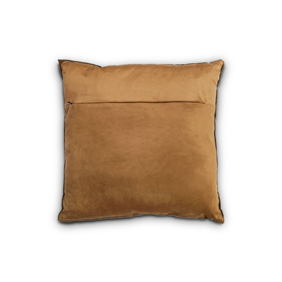 Elea Velvet Cushion 45x45 Saddle Brown