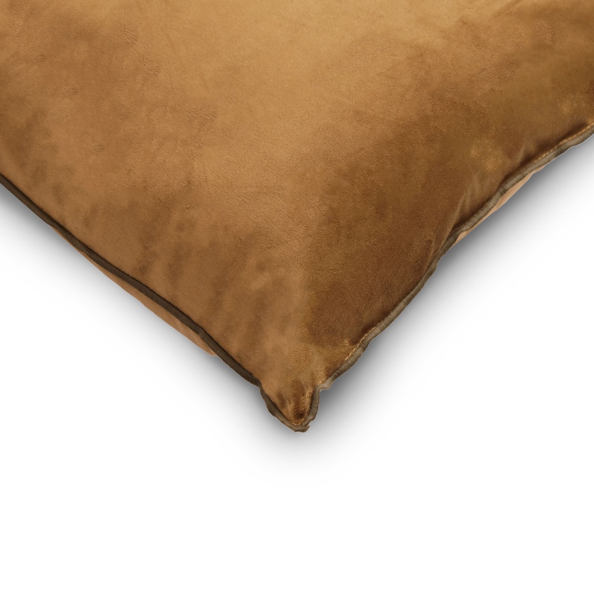 Elea Velvet Cushion 45x45 Saddle Brown