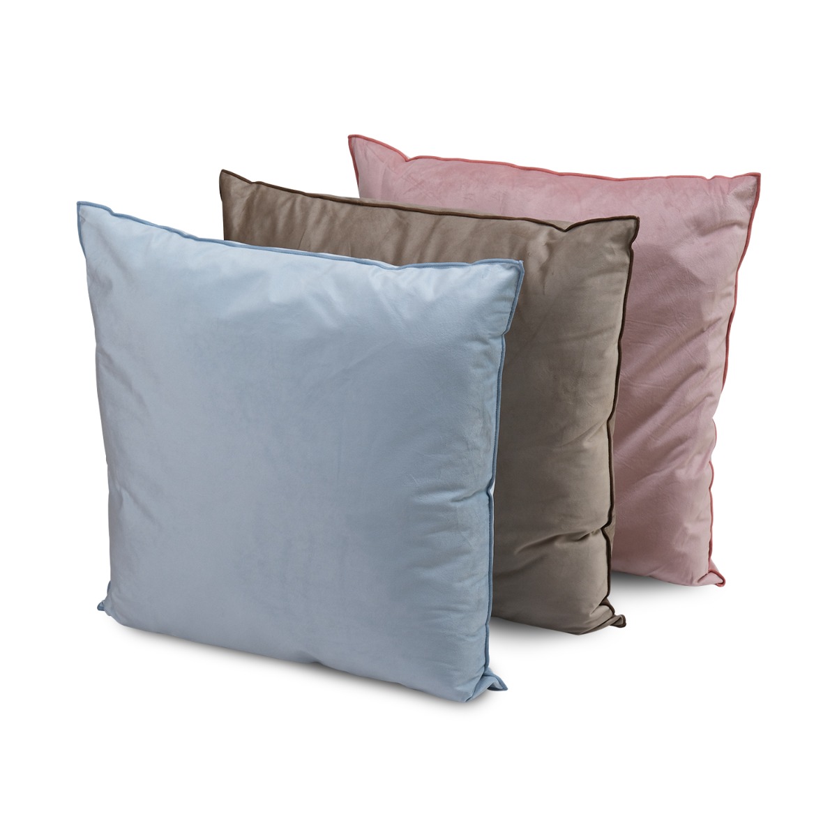 Elea Velvet Cushion 60x60 Light Blue