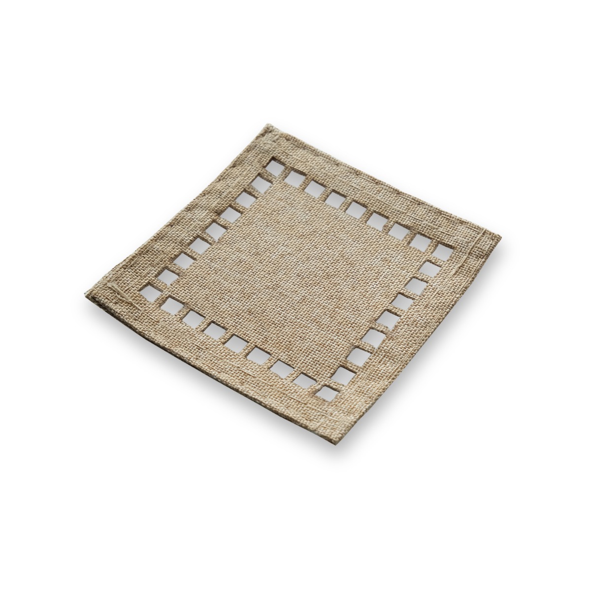 Element Linen Coaster Light Beige (Set of 4)