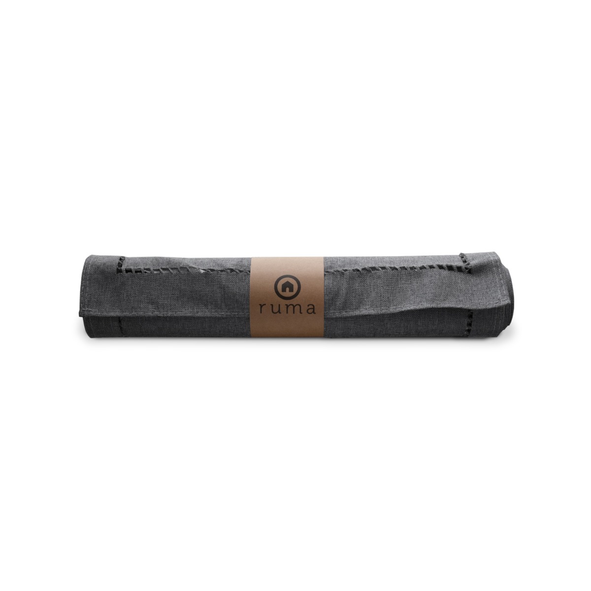 Element Linen Table Runner 40x180cm Dark Grey