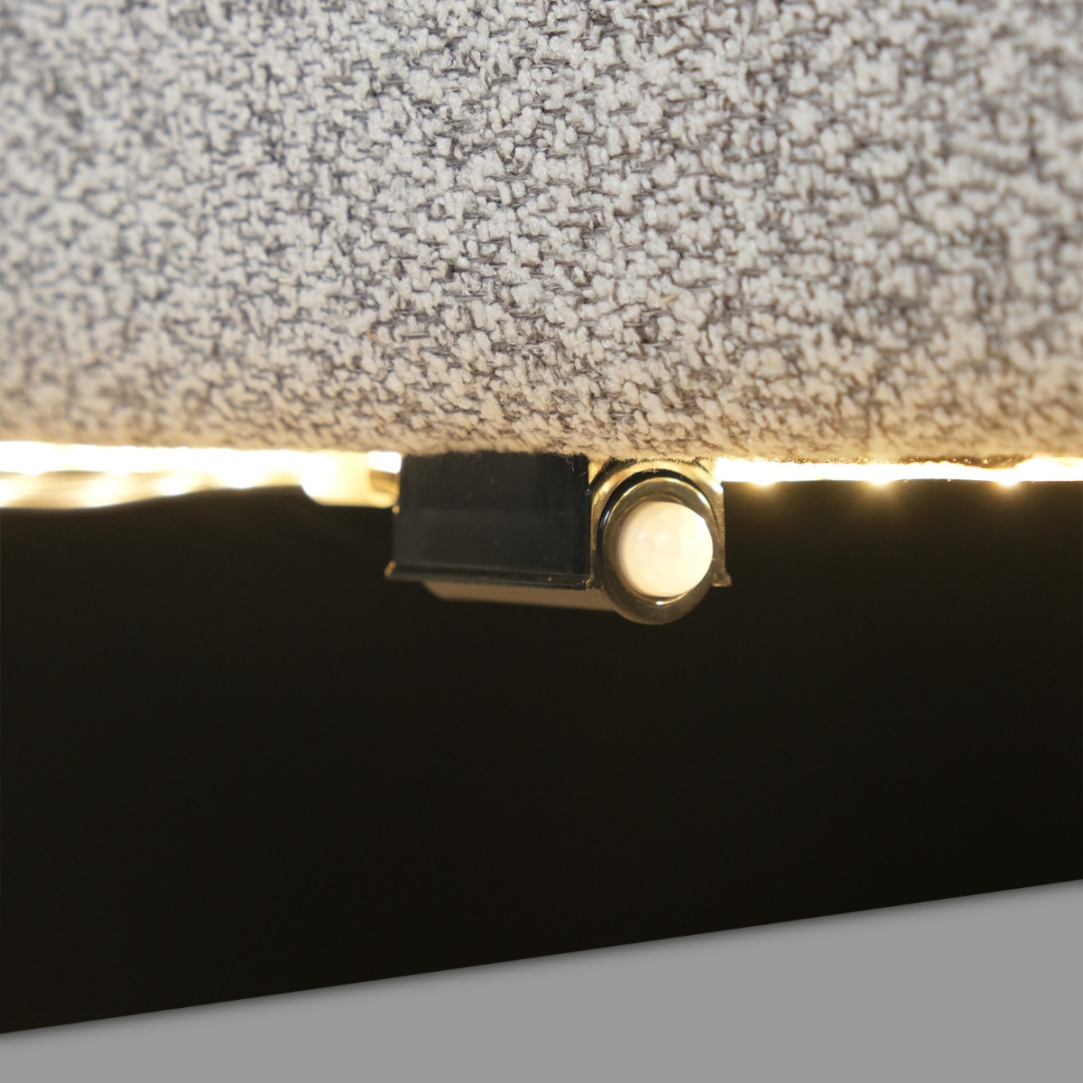 Ellington Light Grey King Floating Bed