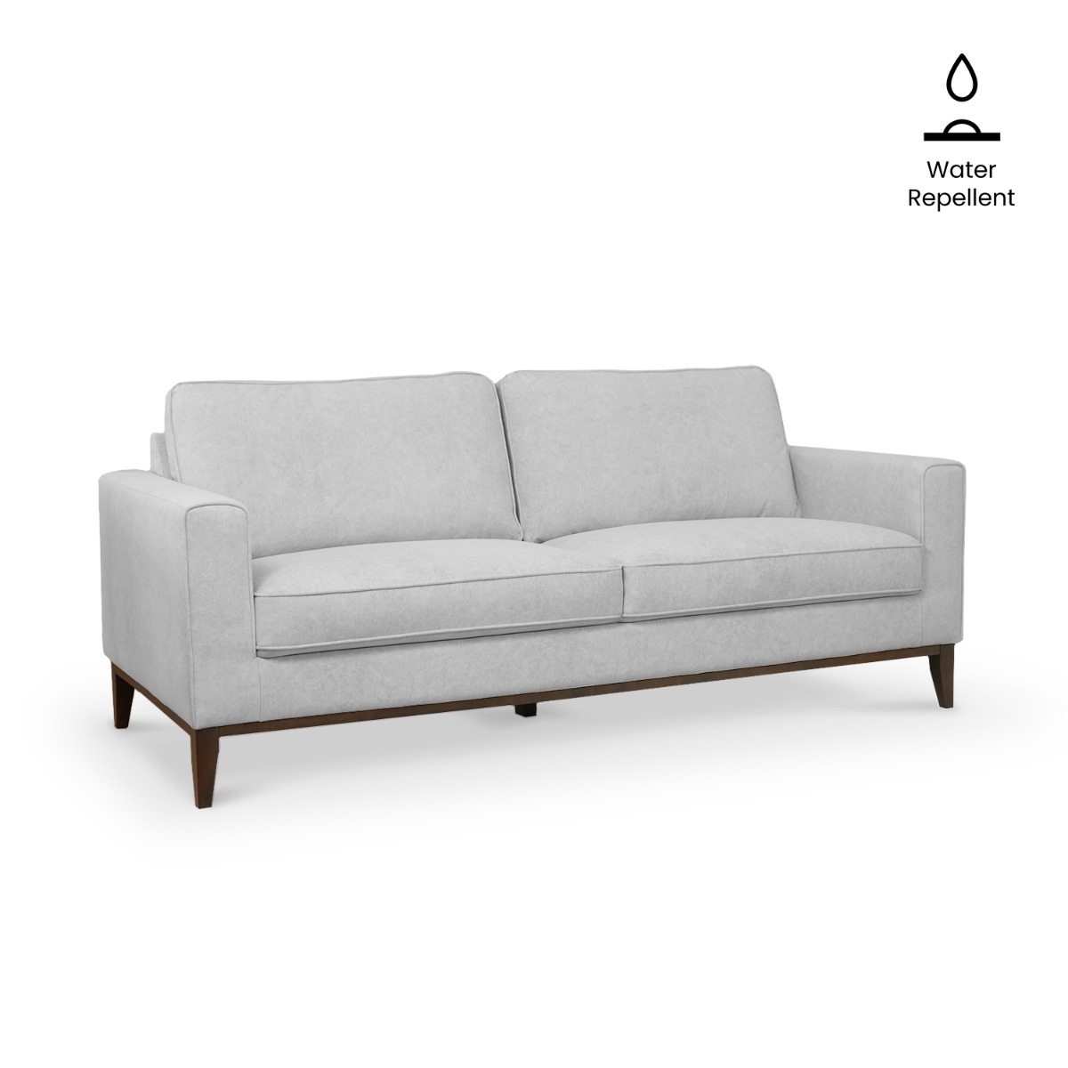 Eloise Flint Grey 3 Seater Sofa