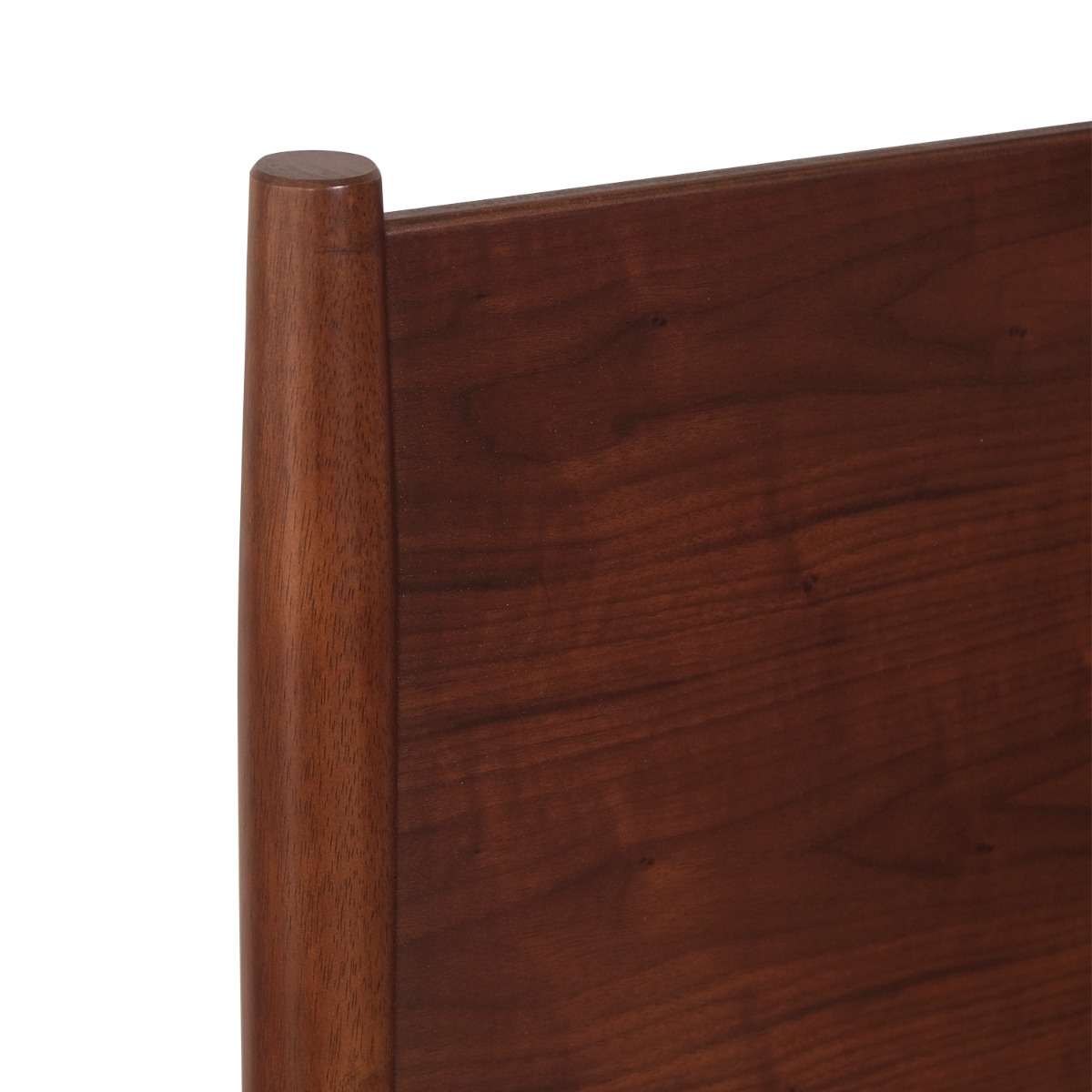 Emil Walnut Mid Century Single Bed