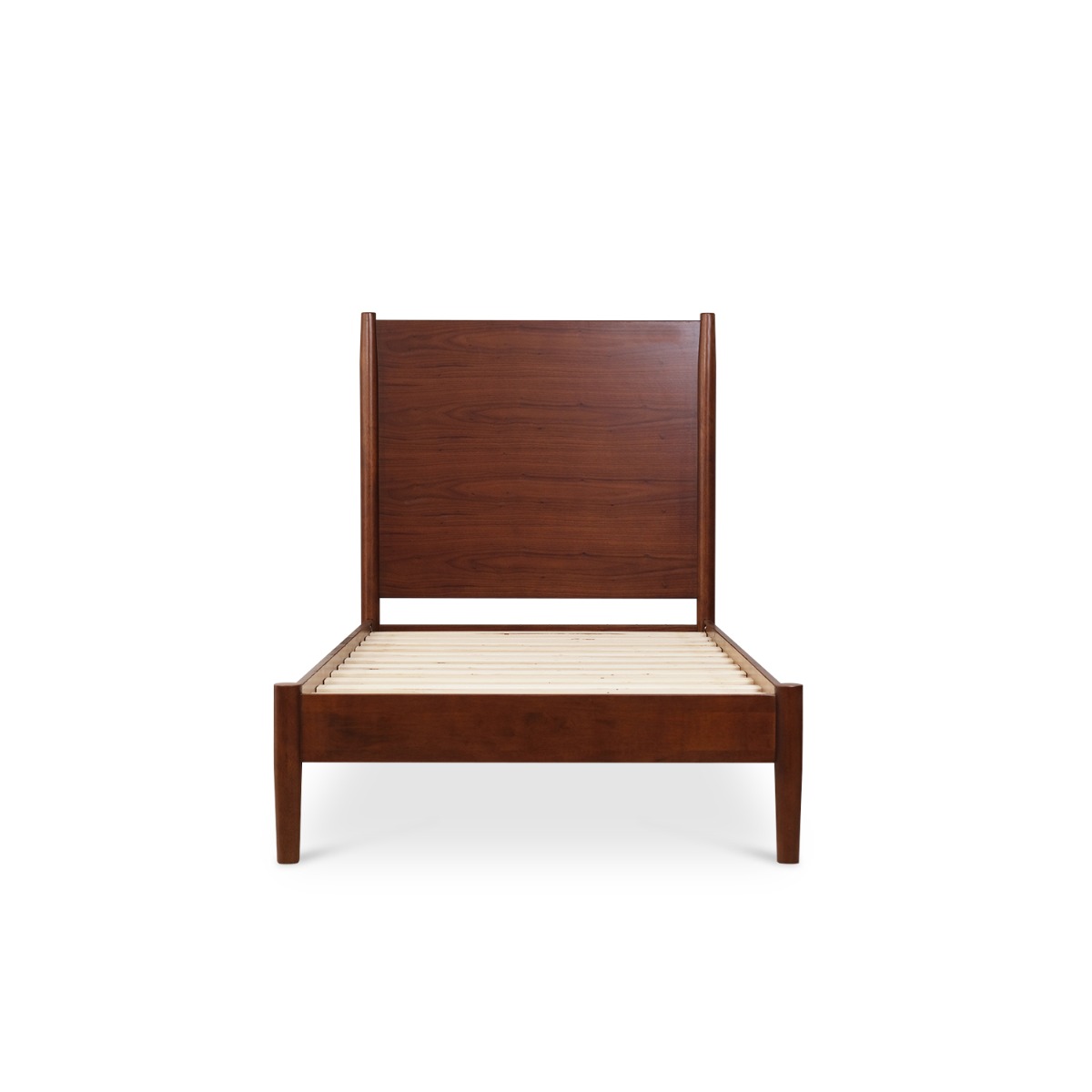 Emil Walnut Mid Century Super Single Bed