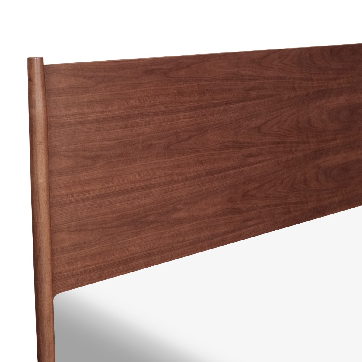 Emil Walnut Mid Century King Bed