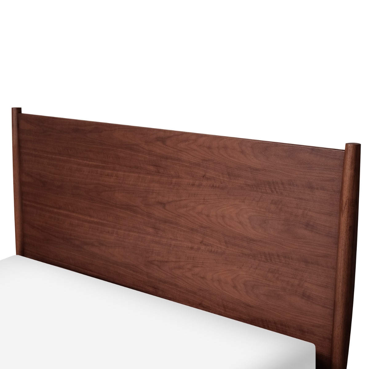 Emil Walnut Mid Century King Bed