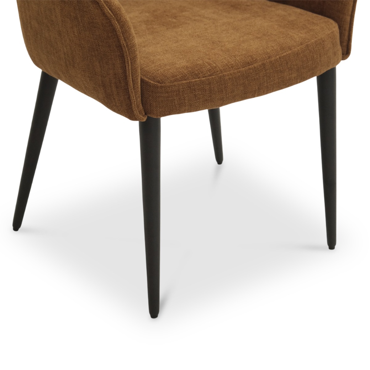 Emile Camel Brown Dining Arm Chair