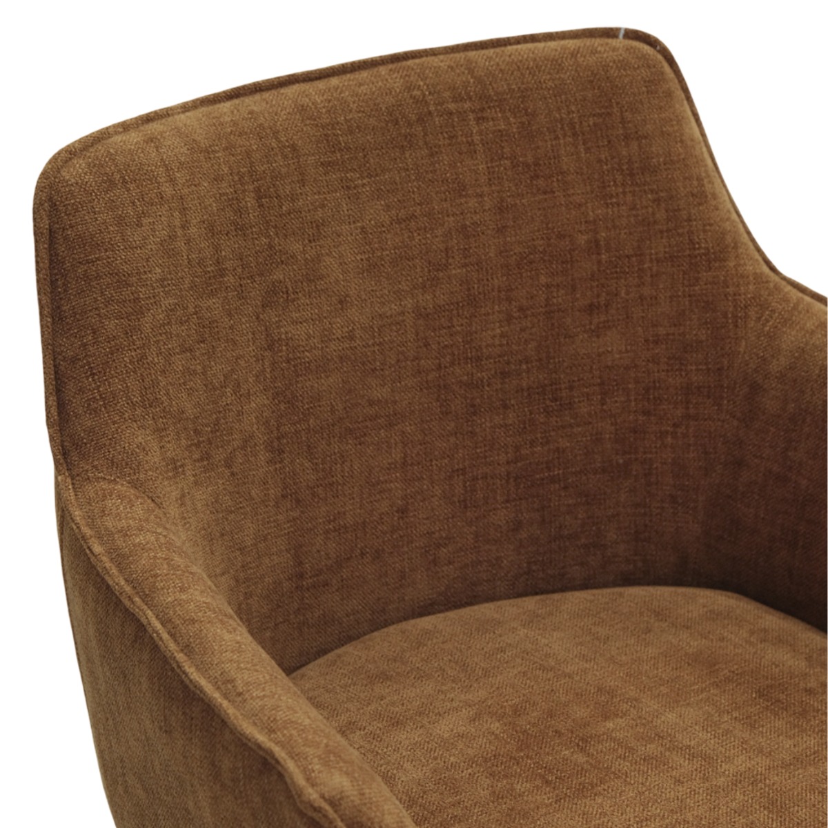 Emile Camel Brown Dining Arm Chair
