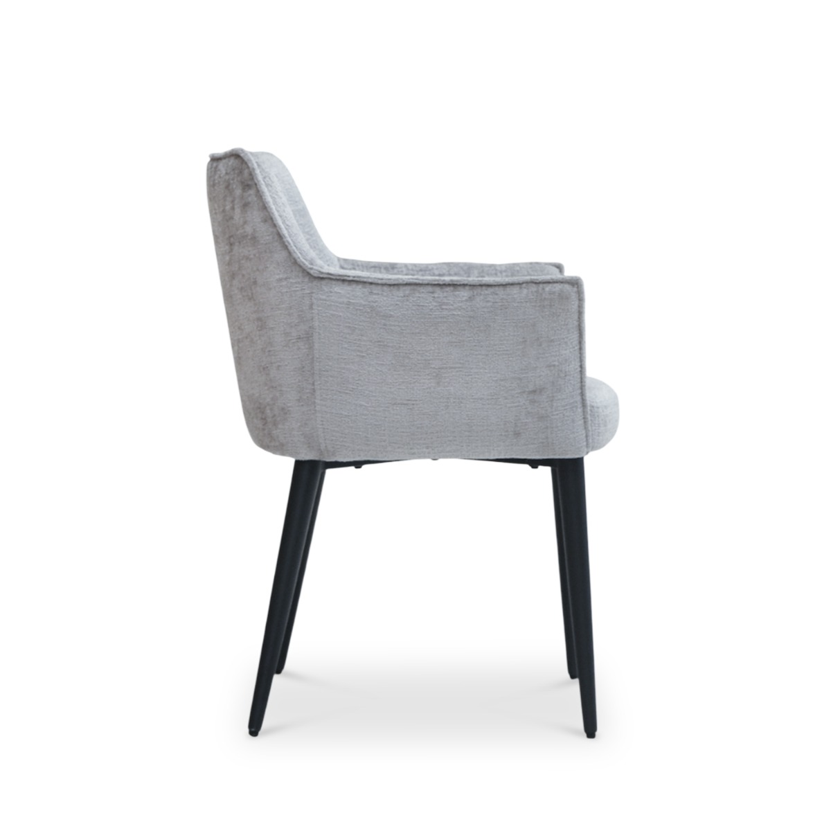 Emile Light Grey Dining Arm Chair