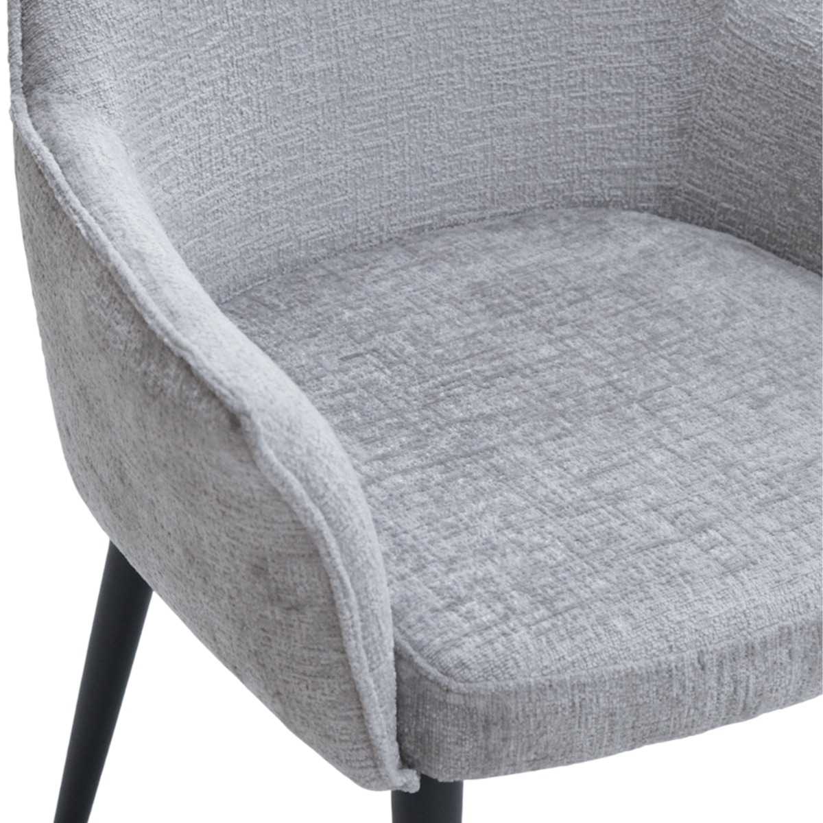 Emile Light Grey Dining Arm Chair