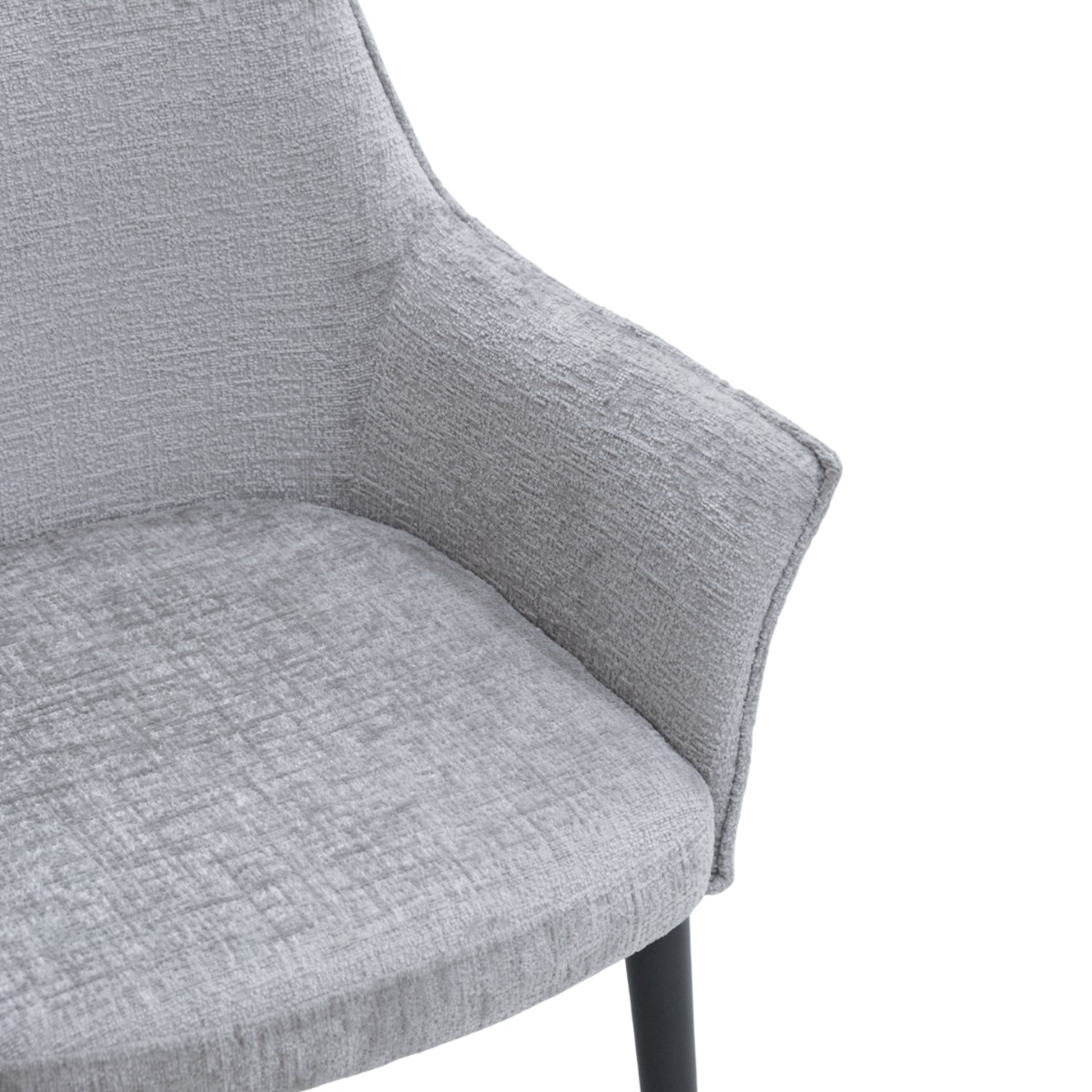 Emile Light Grey Dining Arm Chair