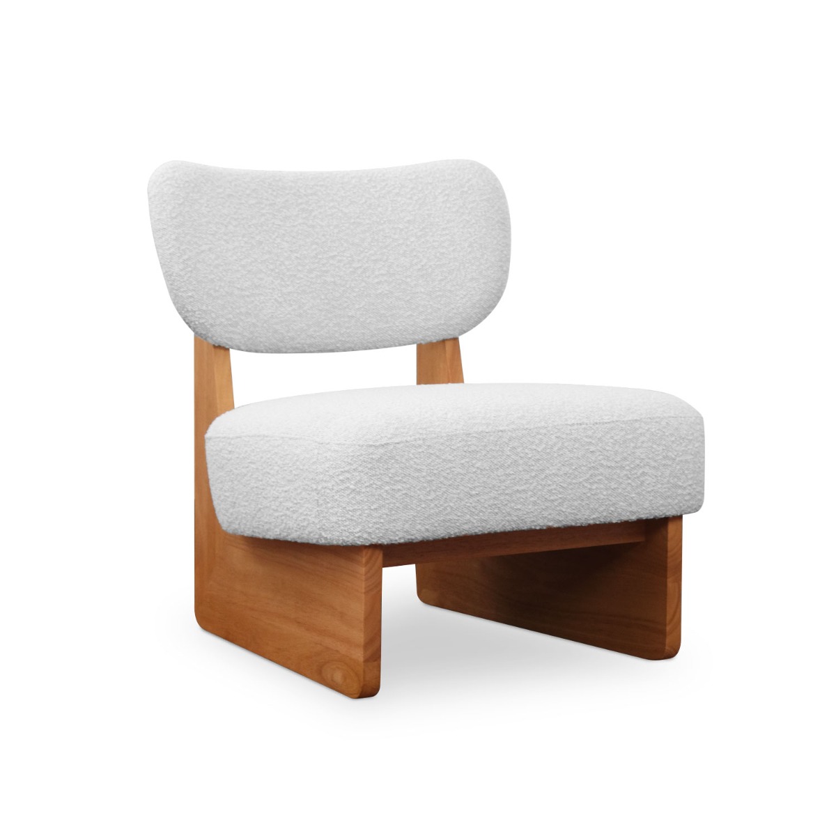 Emma Cloud White Lounge Chair