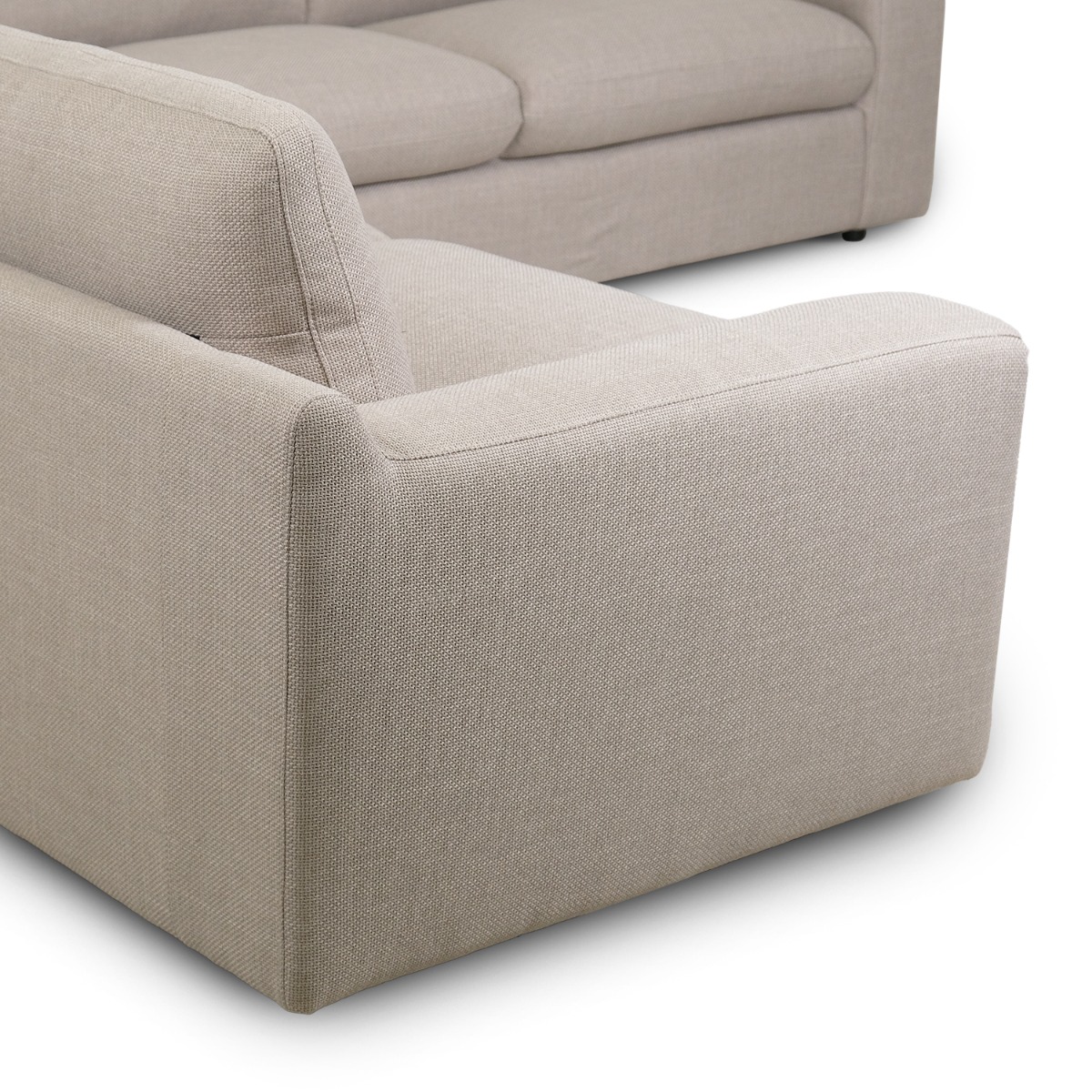 Emmett Sand Brown Corner Sofa