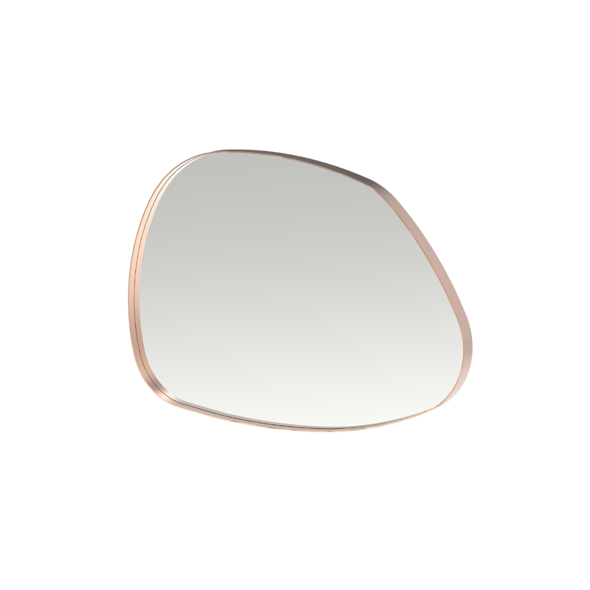 Erised Copper Organic Shape Mirror