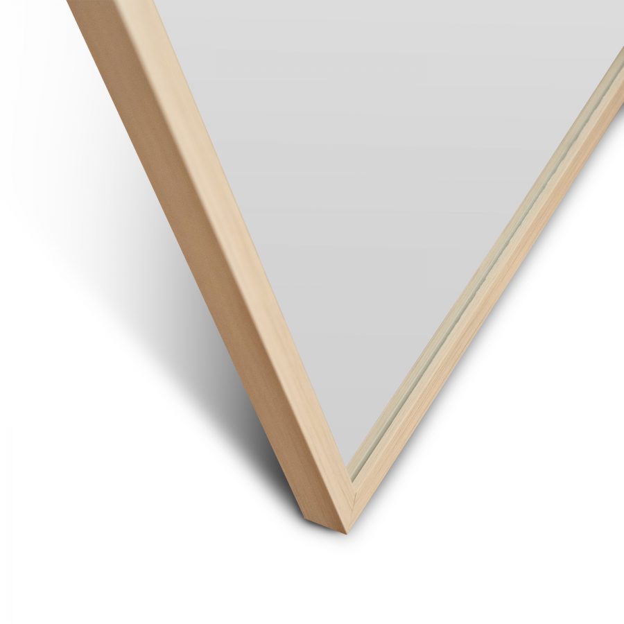 Essential Honey Maple Standing Mirror 50x150cm