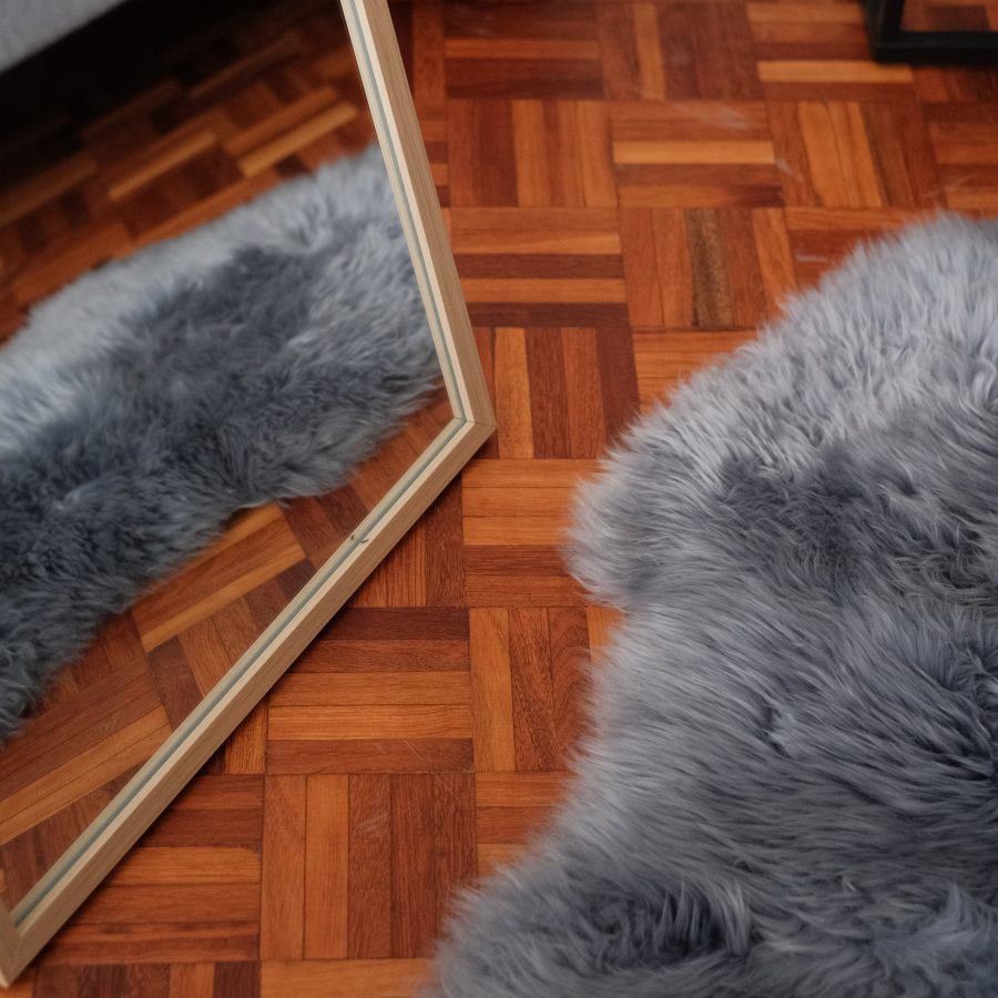 Essential Honey Maple Standing Mirror 50x150cm
