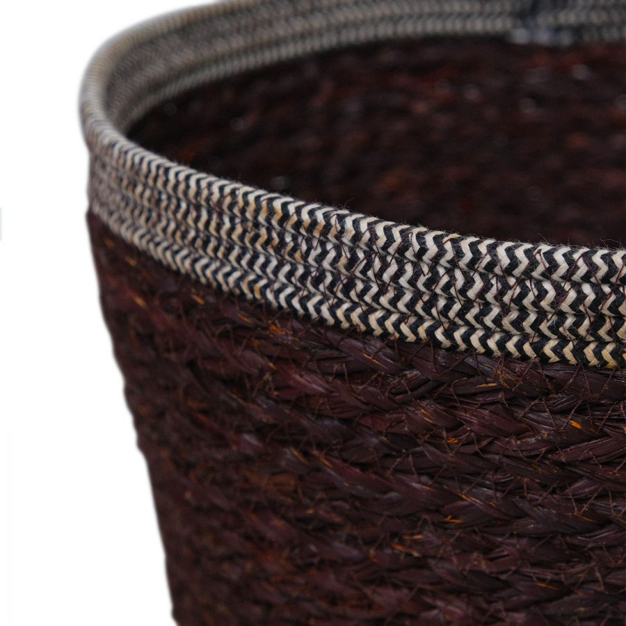 Esta Seagrass & Cotton Small Basket