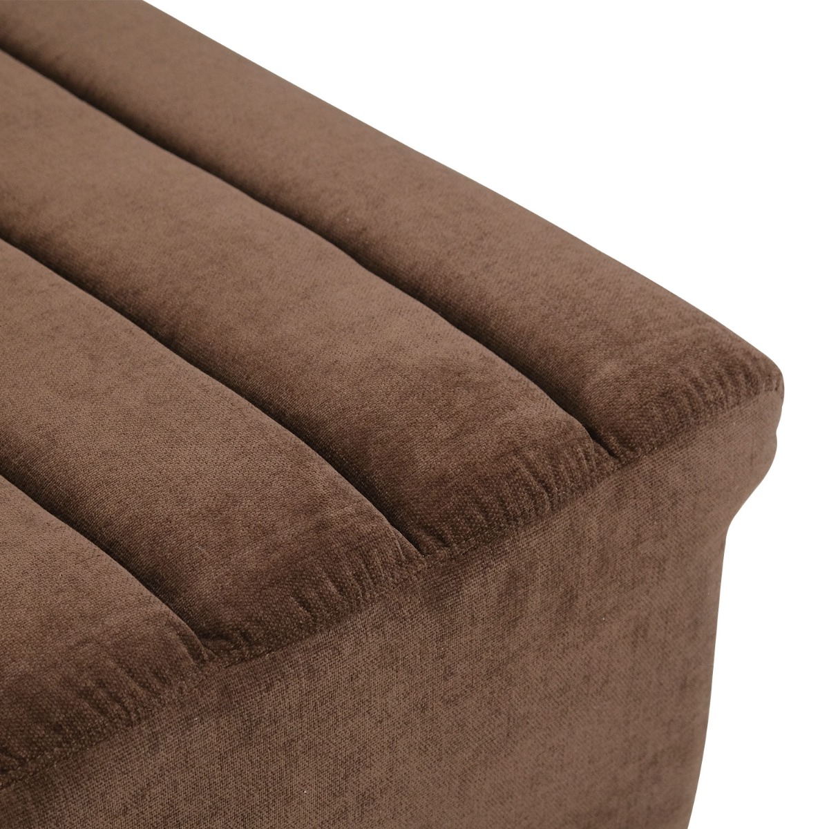 Evelyn Espresso Ottoman