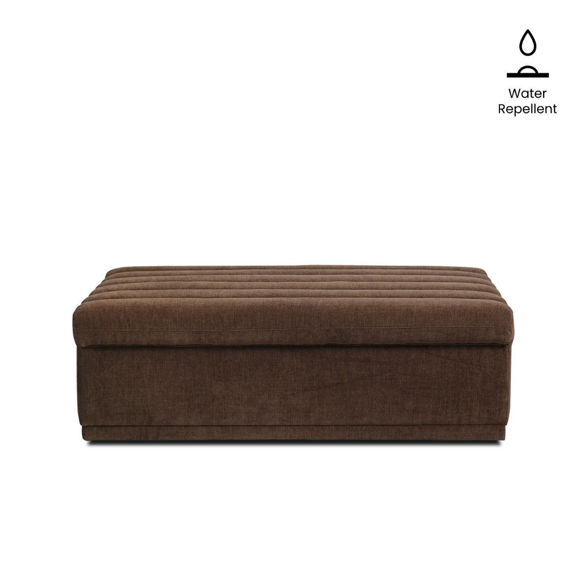Evelyn Espresso Ottoman