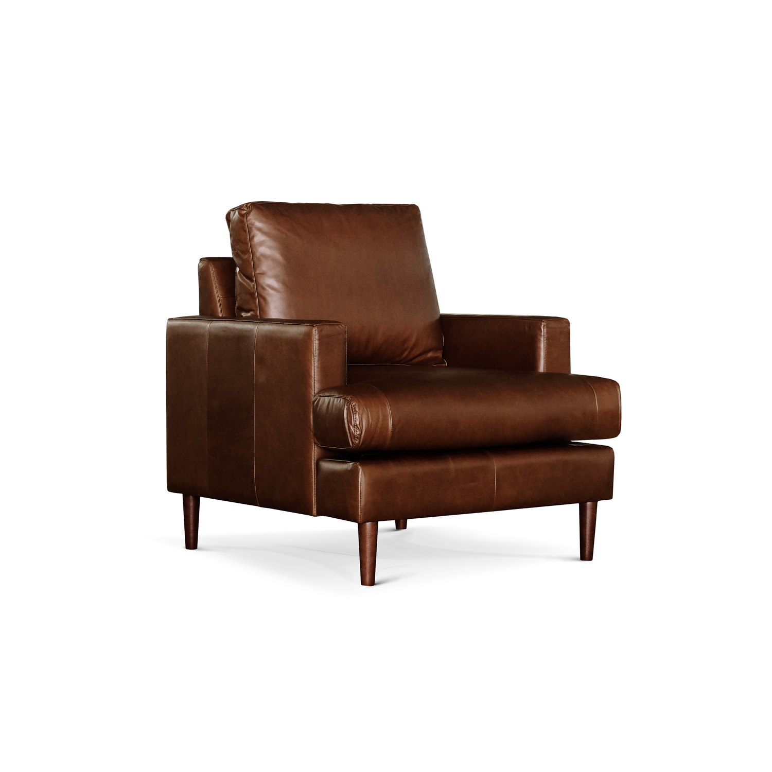 Jarred Vintage Leather 1 Seater Sofa
