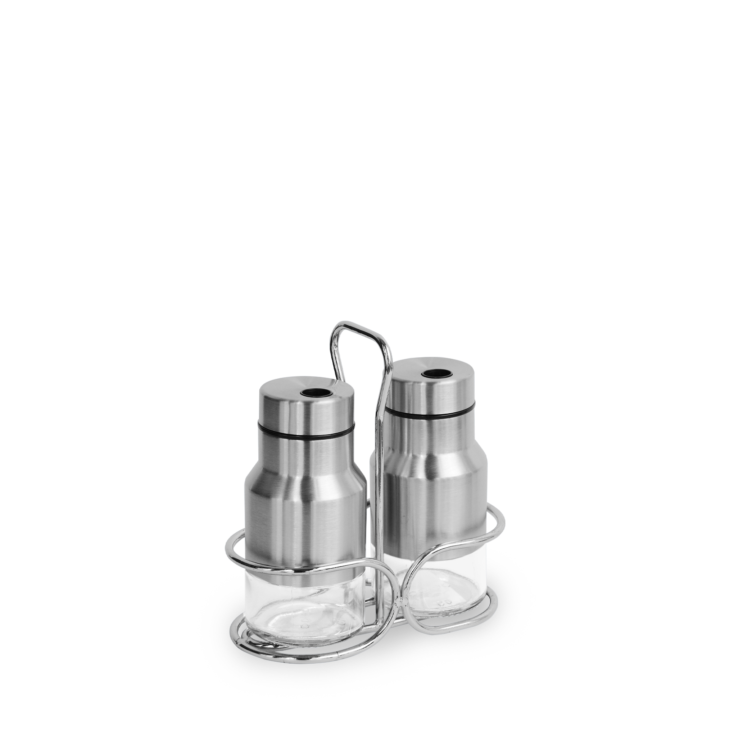 Sylvester 2-pc Salt & Pepper Jar Set with Rack