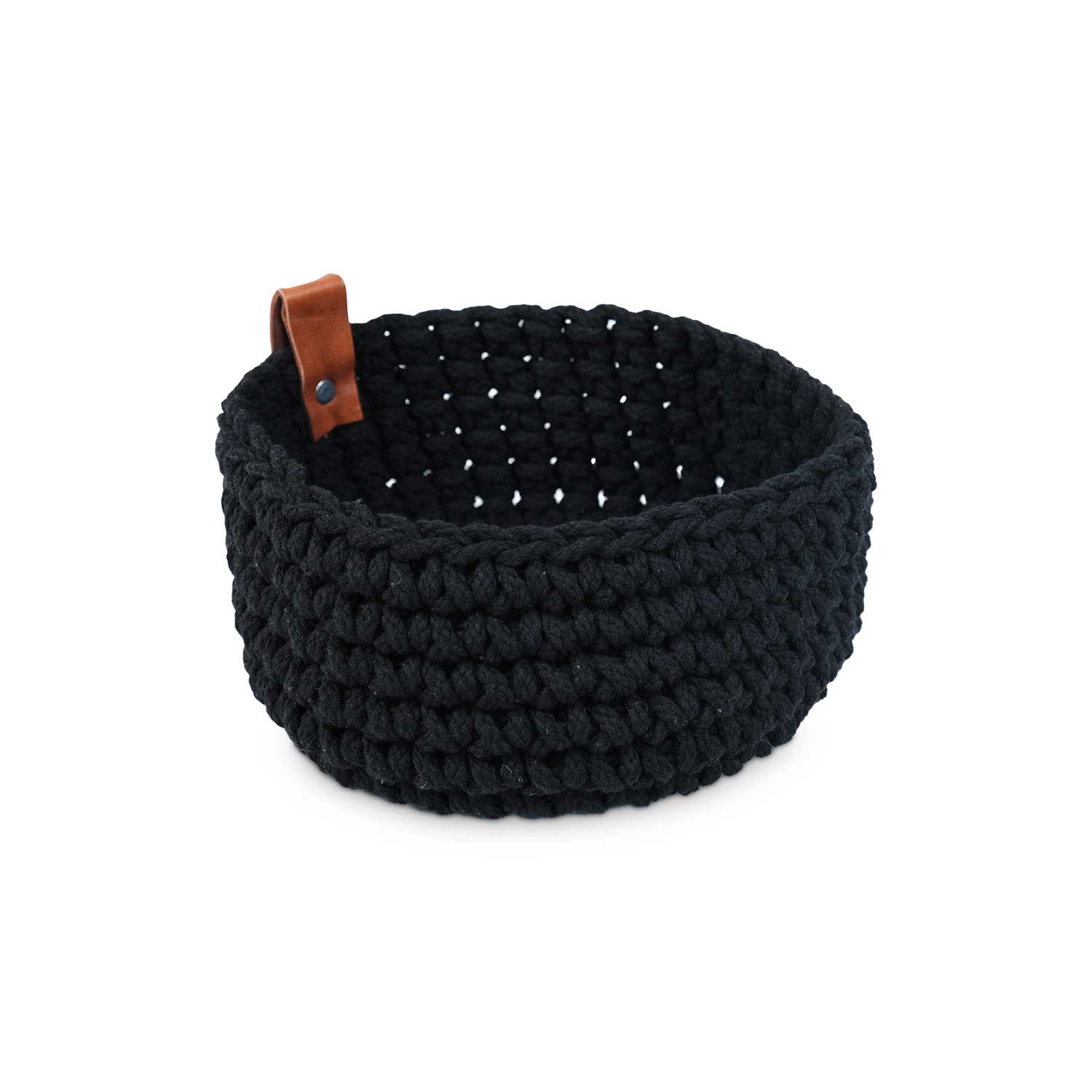 Dana Weaving Basket (Set of 3) - Black