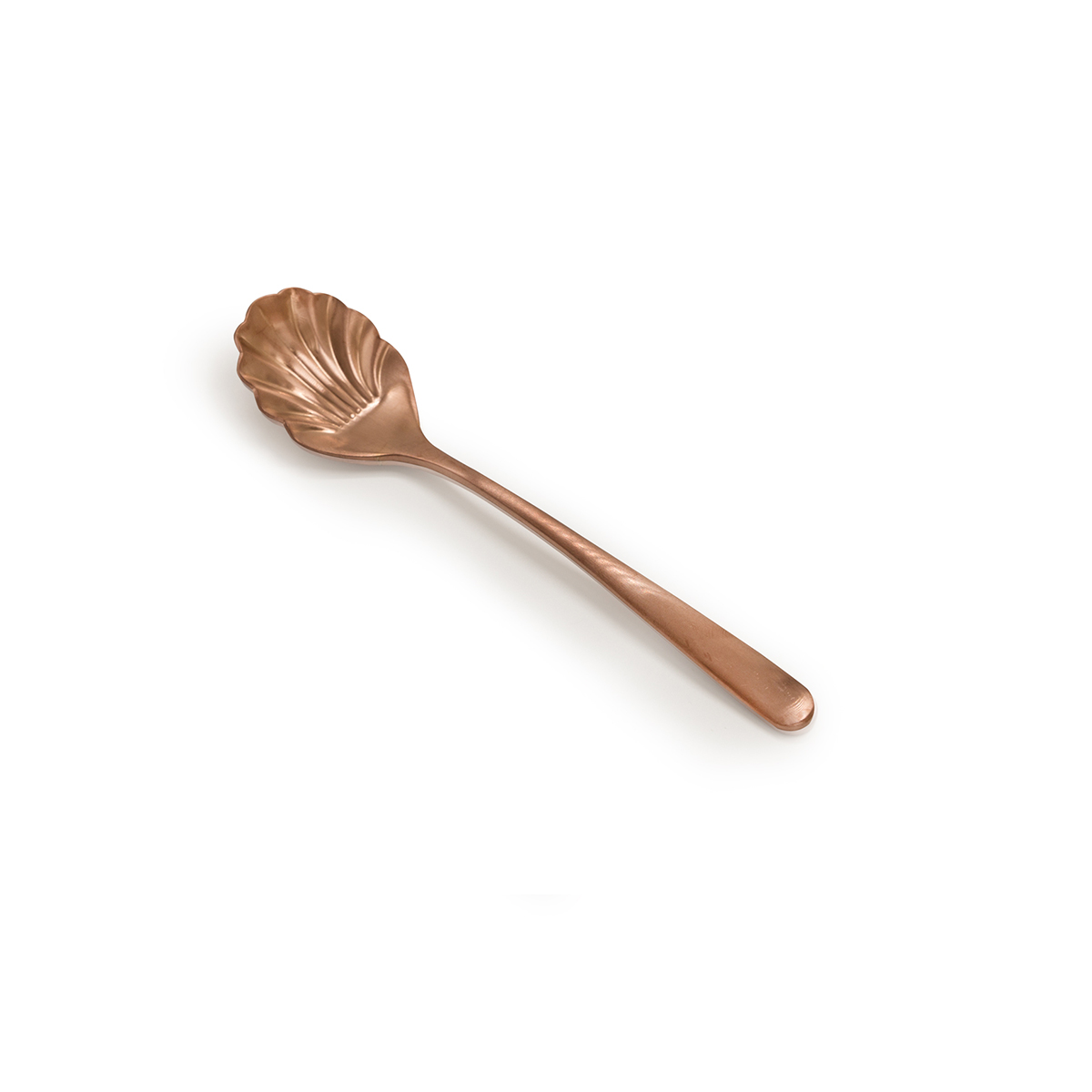 Thea Matt Rose Gold Shell Spoon