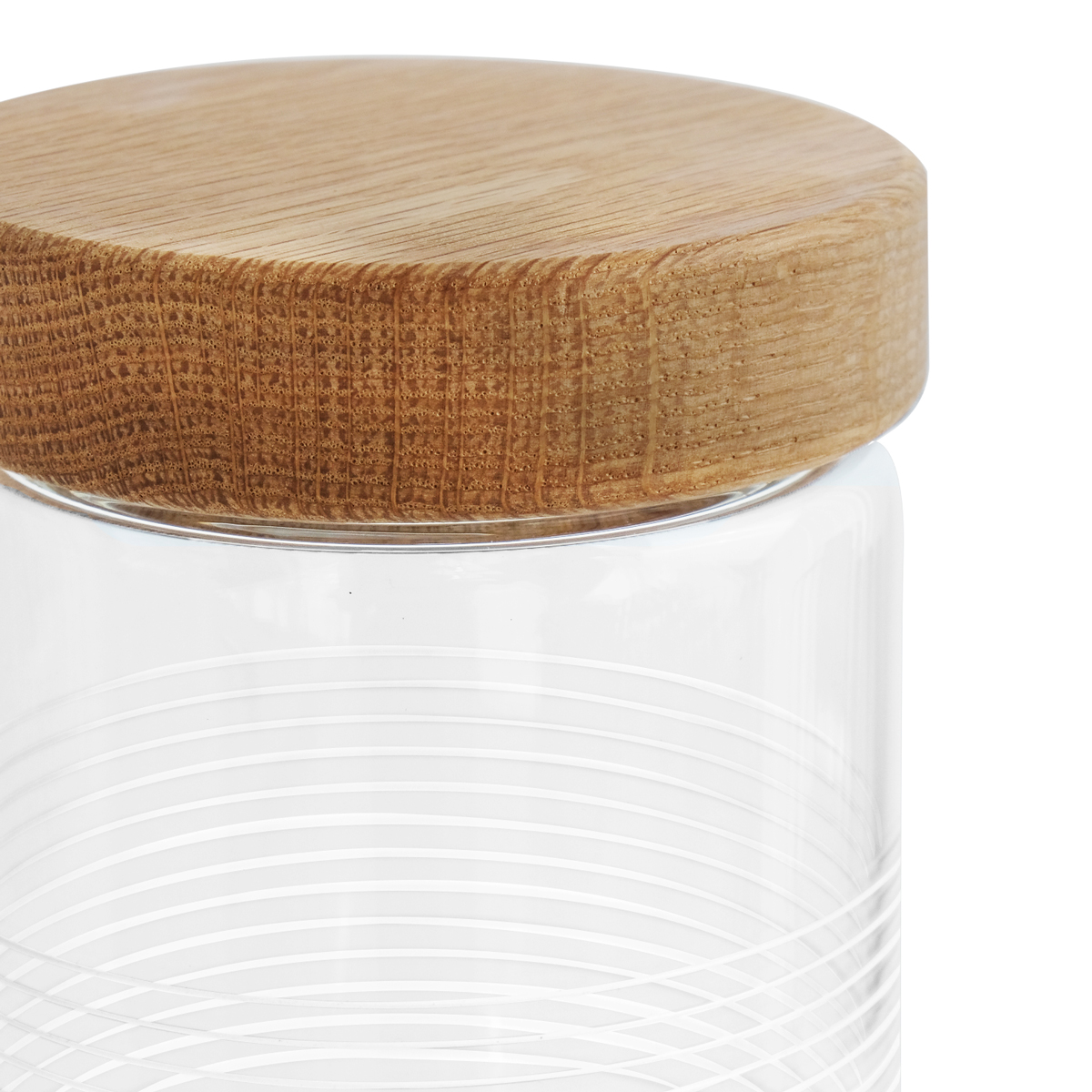 Bennett Storage Jar with Oak Lid - XL