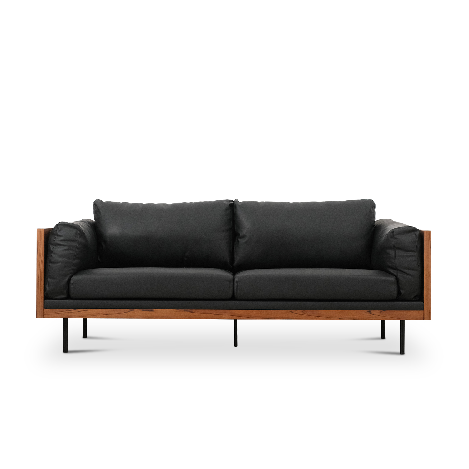 Matthias Ebony 3 Seater Sofa