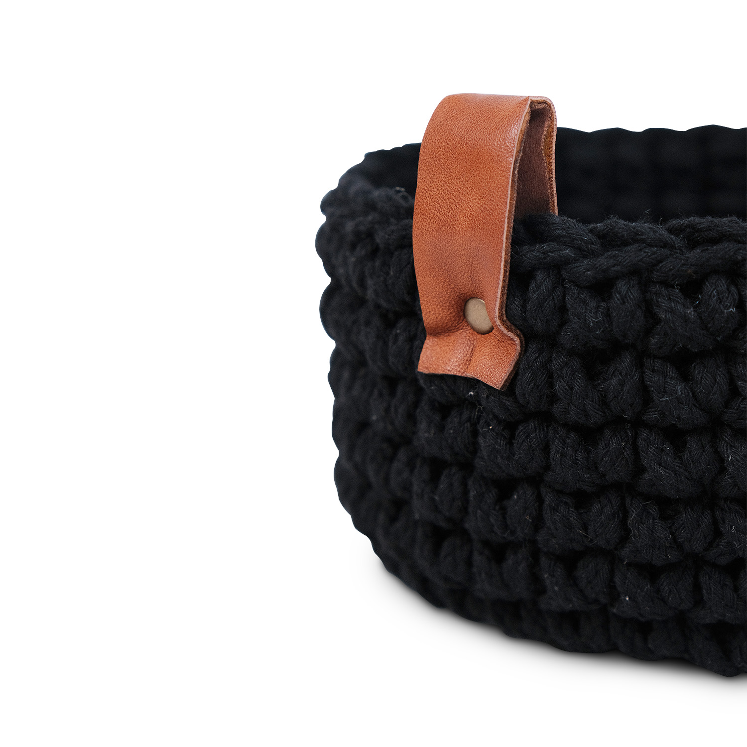 Dana Weaving Basket (Set of 3) - Black