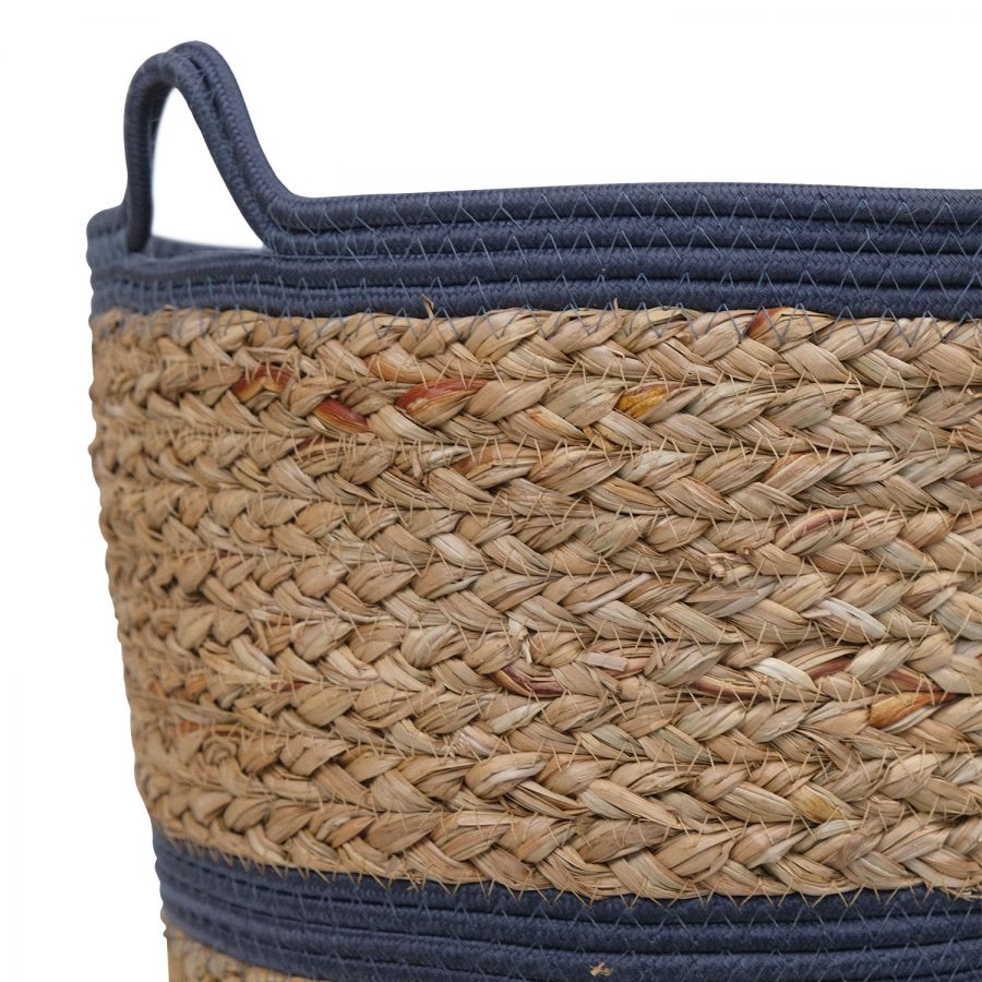 Fia Seagrass & Cotton Large Basket