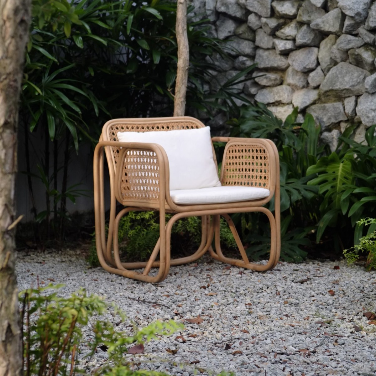 Flamingo Rattan Lounge Chair