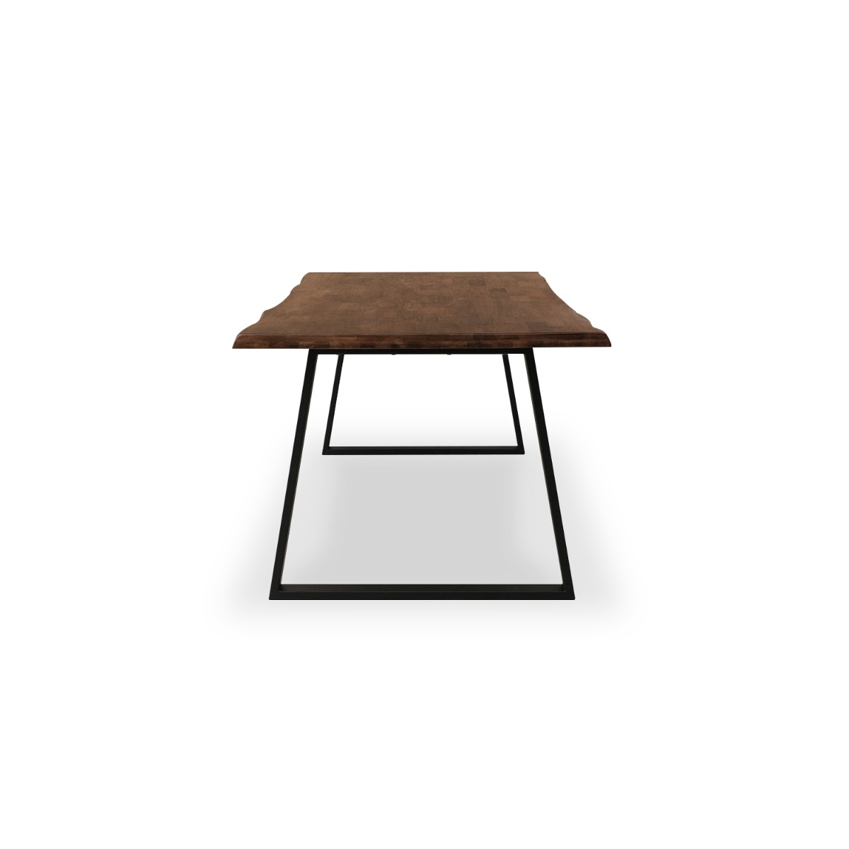 Fletcher Cedar Brown Faux Live Edge Dining Table 240cm