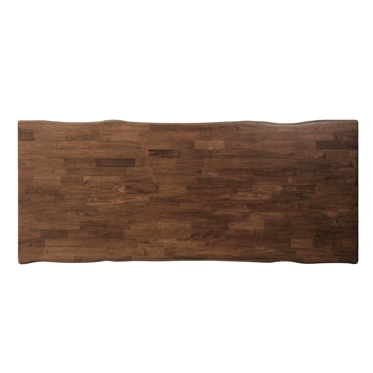 Fletcher Cedar Brown Faux Live Edge Dining Table 240cm
