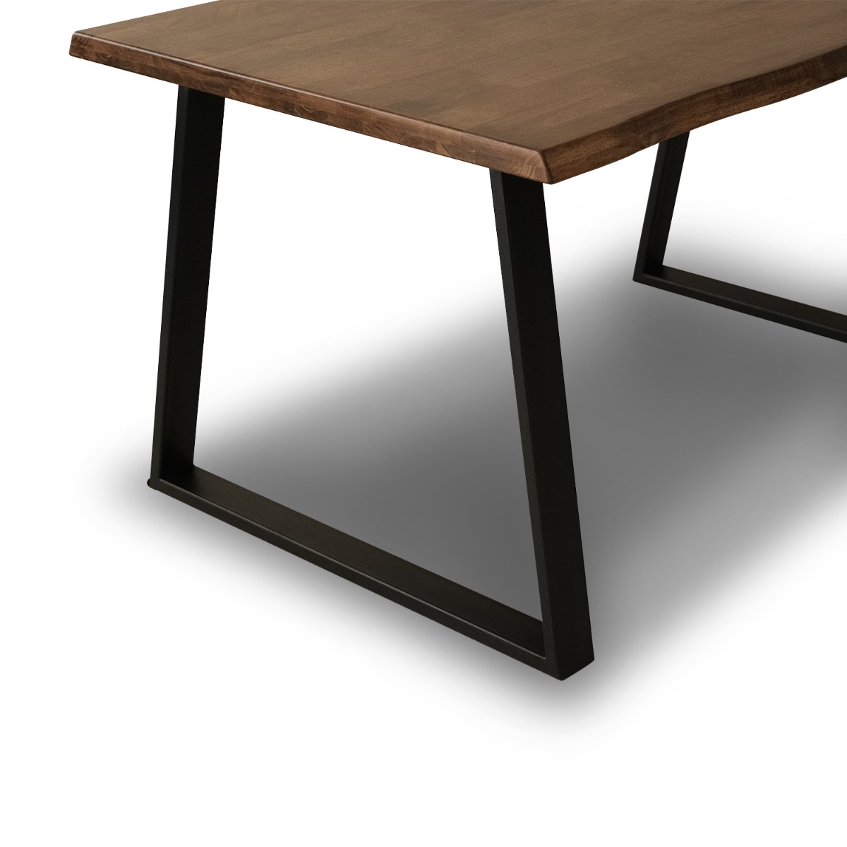 Fletcher Cedar Brown Faux Live Edge Dining Table 150cm
