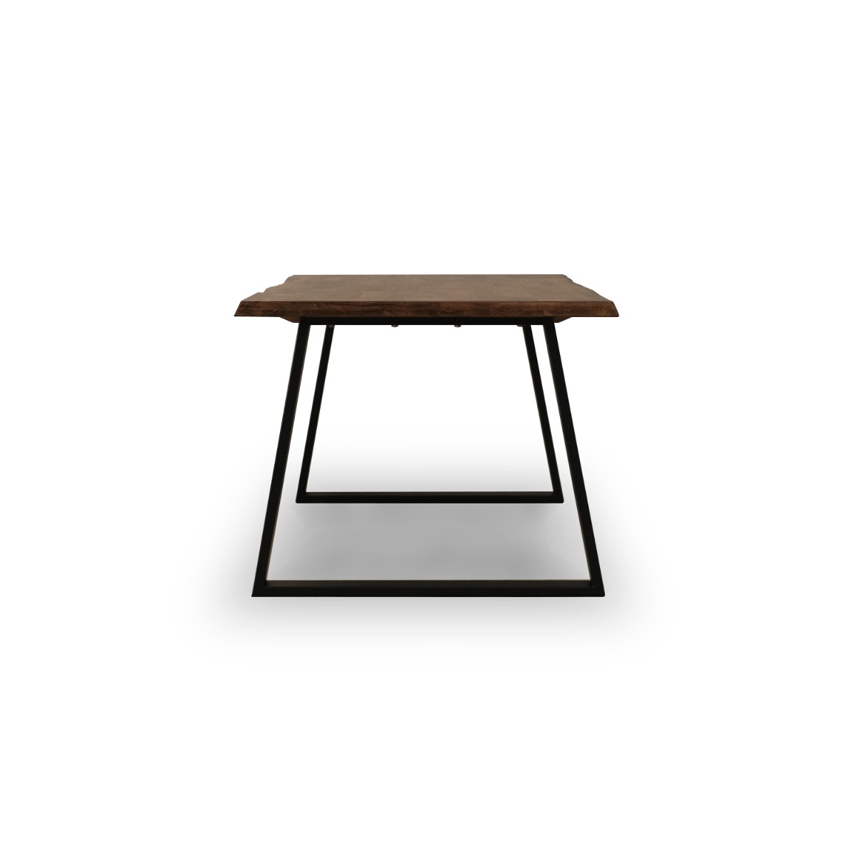 Fletcher Cedar Brown Faux Live Edge Dining Table 150cm