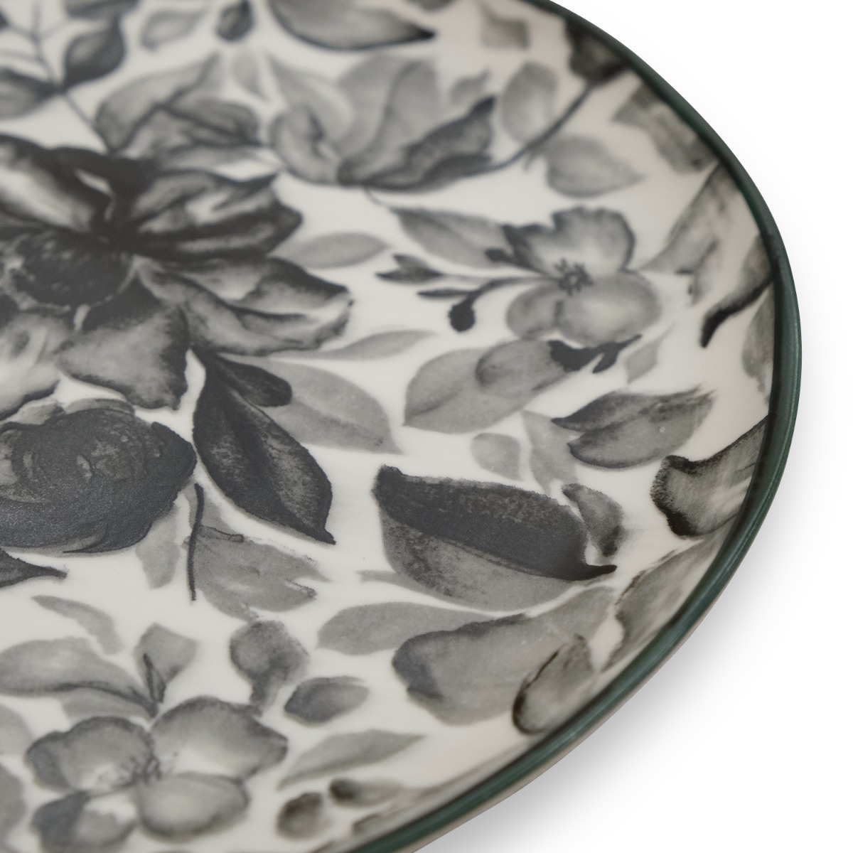 Floralis Grey Dinner Plate