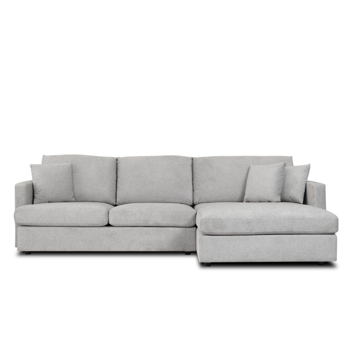 Franca Sand Grey Left Sectional Sofa