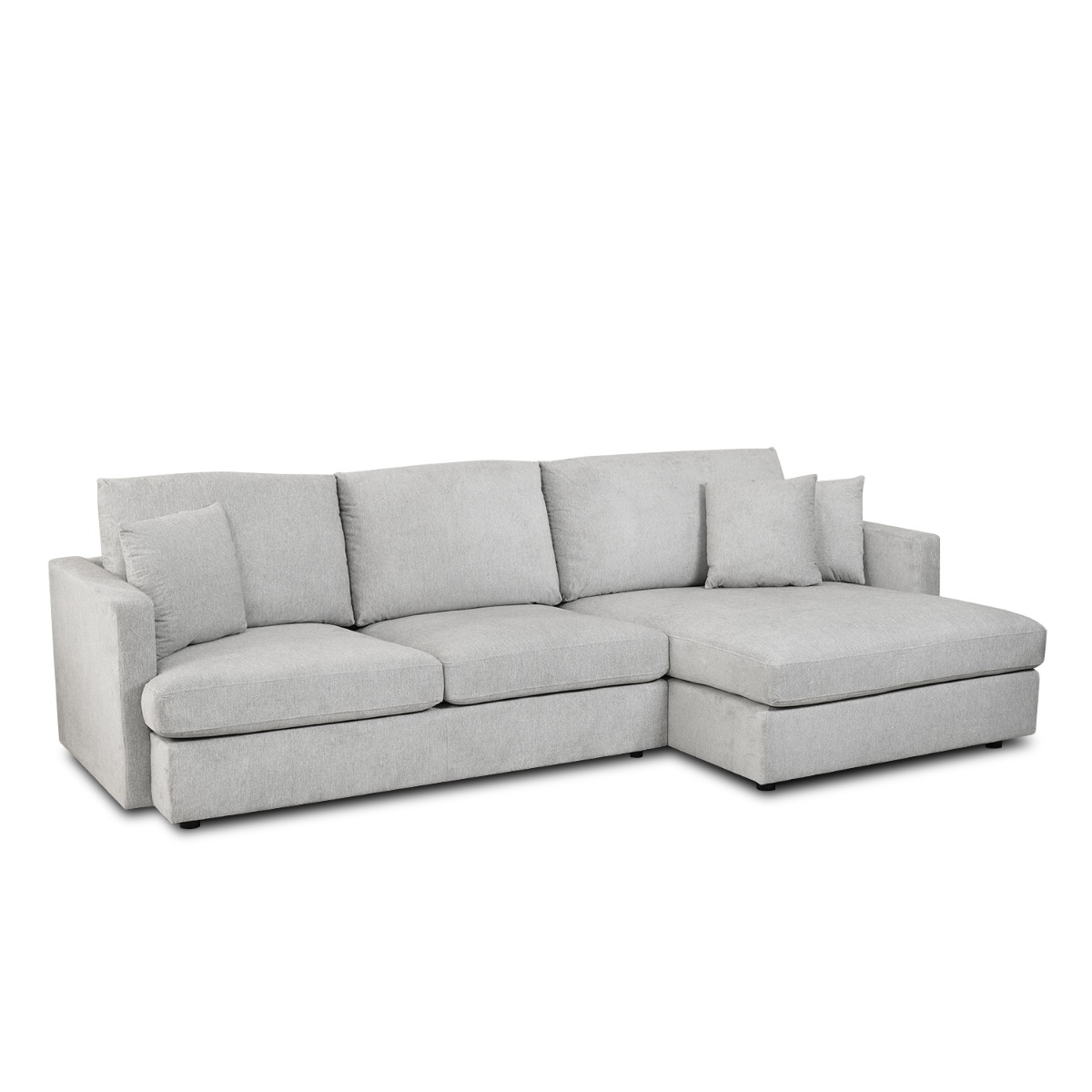 Franca Sand Grey Left Sectional Sofa