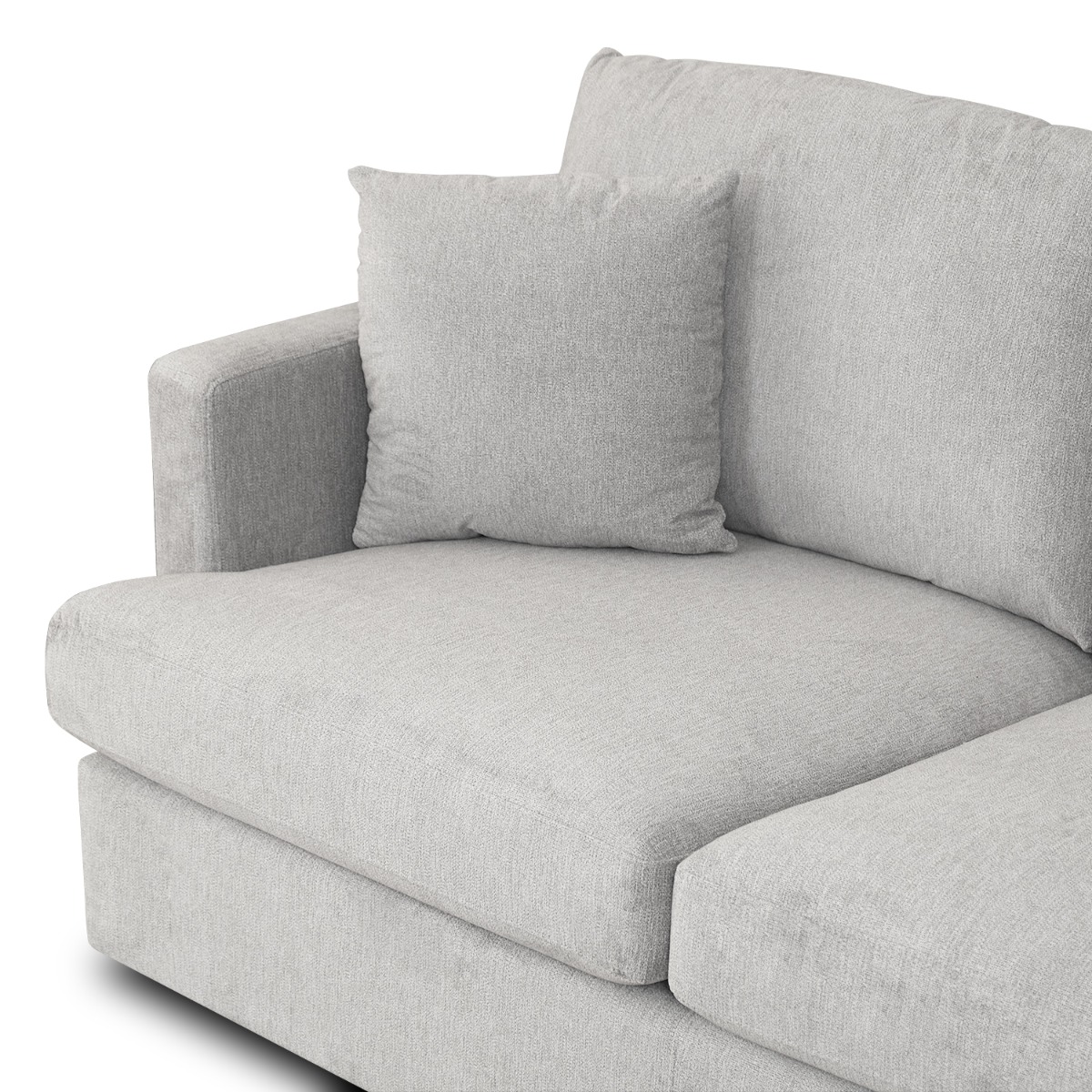 Franca Sand Grey Left Sectional Sofa